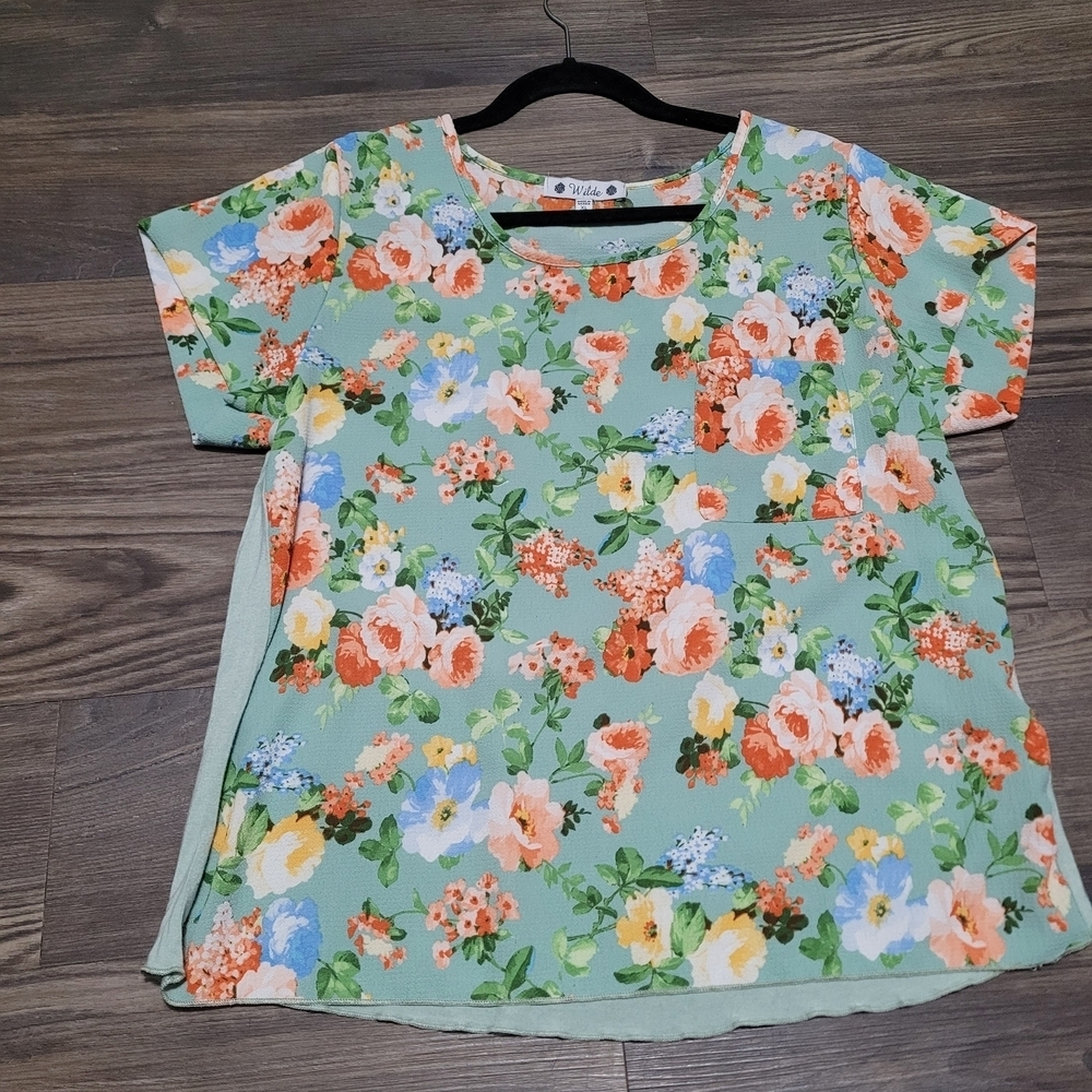 Floral Print Women's Top